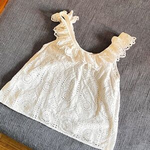 Sezane eyelet top 4